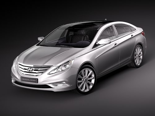 Hyundai sonata 3d model